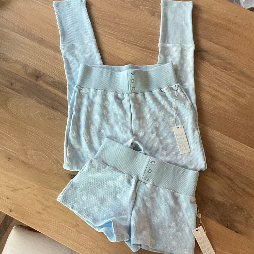 Frankie’s Bikinis Knit Loungewear Pants & Short Set
